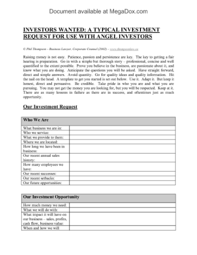 Picture of Investors Wanted: How to Approach Angel Investors