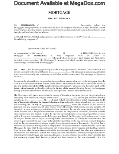 Picture of Fixed Rate Closed Term Mortgage | Canada