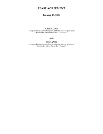 Picture of Restaurant Lease | Canada