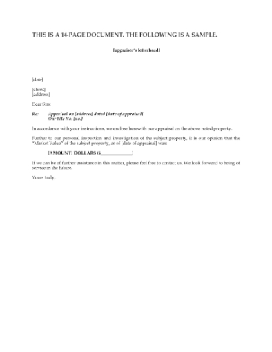 Picture of Appraisal Report for Commercial Property | Canada