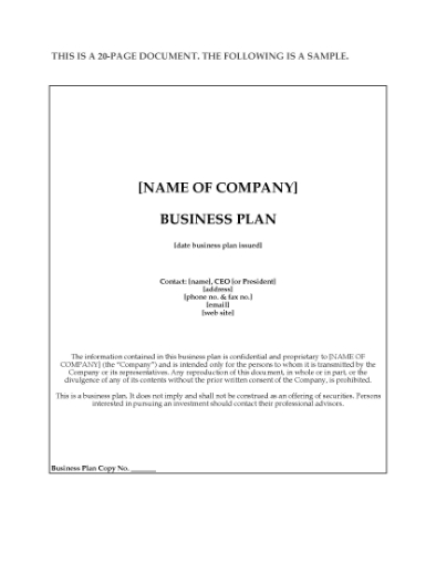 Picture of Business Plan to Finance Manufacturing Opportunity