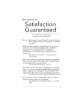 Picture of Satisfaction Guaranteed Customer Service Guide