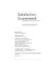 Picture of Satisfaction Guaranteed Customer Service Guide