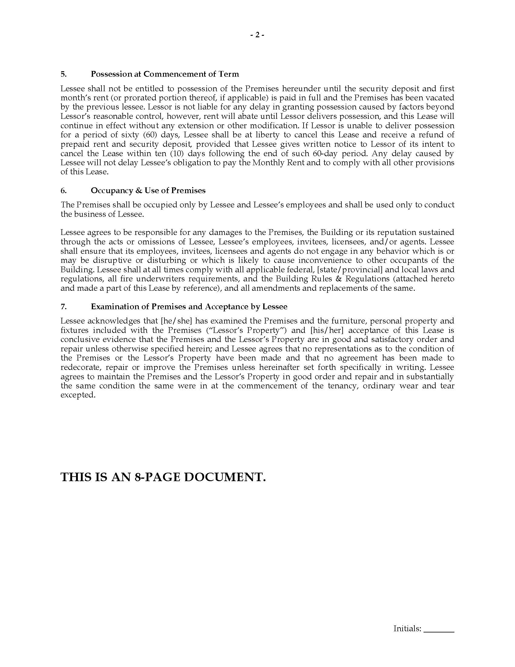Shared Office Premises Lease Agreement | MegaDox.com