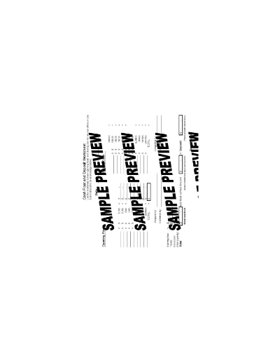 Daily Cash Float and Deposit Worksheet