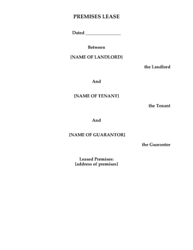 Picture of Western Australia Retail Premises Lease