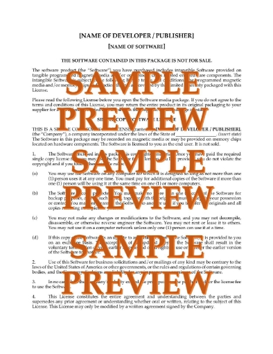End user license agreement for US users