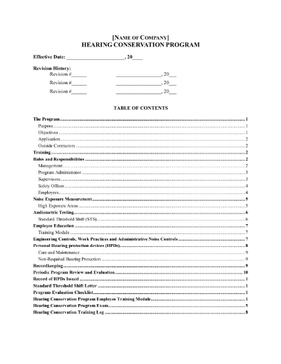 Picture of Hearing Conservation Program