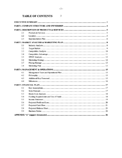 Gas Station Business Plan