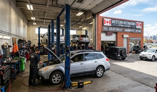 auto repair shop image generated by Google Gemini AI